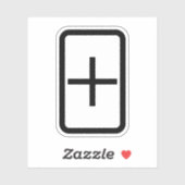 Sticker Carte Zener | Connexion Plus (Feuille)