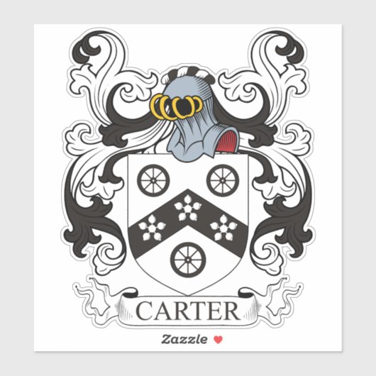 Sticker Carter Family (Feuille)