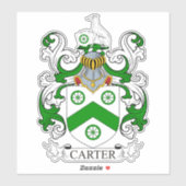 Sticker Carter Family (Feuille)