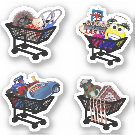 Sticker Cartes d'achat de livres de rebut (Devant)