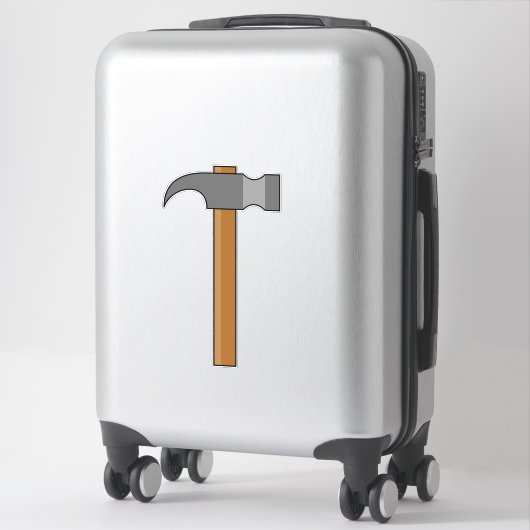 Sticker Carton en marteau (Sur valise)