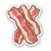 Sticker Cartoon bacon (Recto)