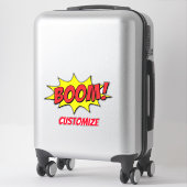 Sticker Cartoon Boom Thunder_Cove (Sur valise)