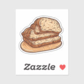 Sticker Cartoon bread (Feuille)