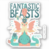 Sticker Cartoon Fantastic Beasts Emerge From Suitcase (Devant)