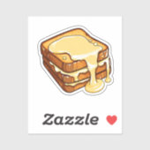 Sticker Cartoon french toast (Feuille)
