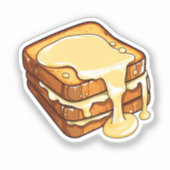 Sticker Cartoon french toast (Recto)