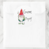 Sticker Cartoon Gnome Thome (Sac)