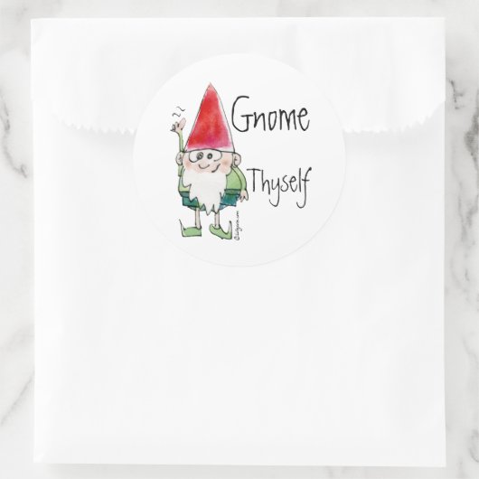 Sticker Cartoon Gnome Thome (Sac)