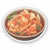 Sticker Cartoon kimchi (Recto)