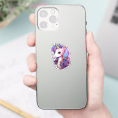 Sticker Cartoon licorne (Téléphone)