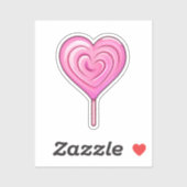 Sticker Cartoon lollipop (Feuille)