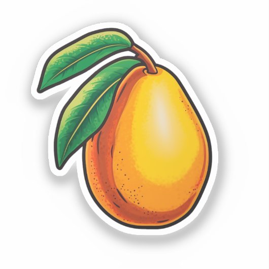Sticker Cartoon mango (Recto)