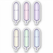 Sticker Cartoon mignon Arc-en-ciel Tampons Définir premièr (Devant)