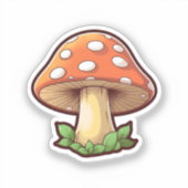 Sticker Cartoon mushroom (Recto)