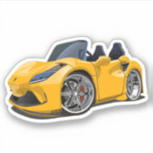Sticker Cartoon super voiture (Devant)