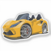 Sticker Cartoon super voiture (Devant)