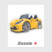 Sticker Cartoon super voiture (Feuille)
