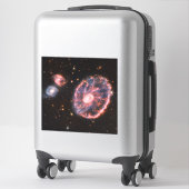 Sticker Cartwheel Galaxy, James Webb Télescope Spatial (Sur valise)