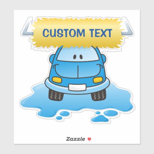 Sticker Carwash (Feuille)
