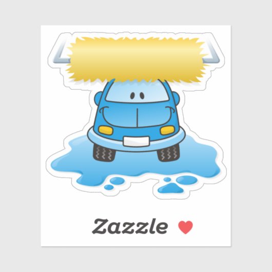 Sticker Carwash (Feuille)