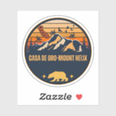 Sticker Casa de Oro-Mount Helix, Californie (Feuille)