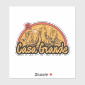 Sticker Casa Grande, Arizona  (Feuille)