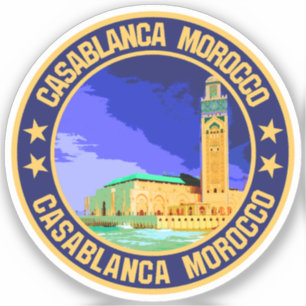 Sticker Casablanca Maroc