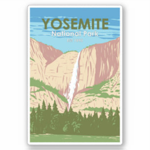 Sticker Cascade de Yosemite National Park California