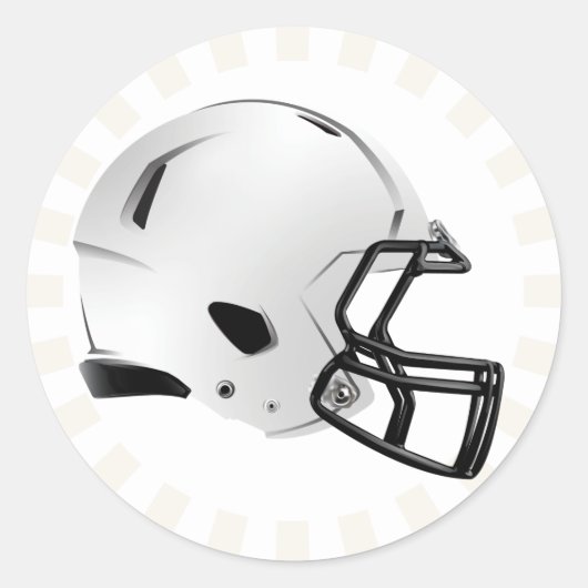 Sticker casque de football Imaginaire (6 chiffres) (Devant)