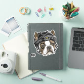 Sticker Casque de hockey Terrier de Boston 4 (Couverture iPad)