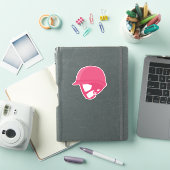 Sticker Casque d'équitation rose (Couverture iPad)