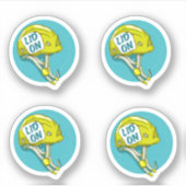 Sticker Casque Escalade rock (Devant)