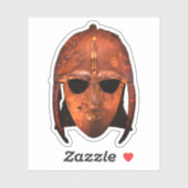 Sticker Casque Sutton Hoo (Feuille)