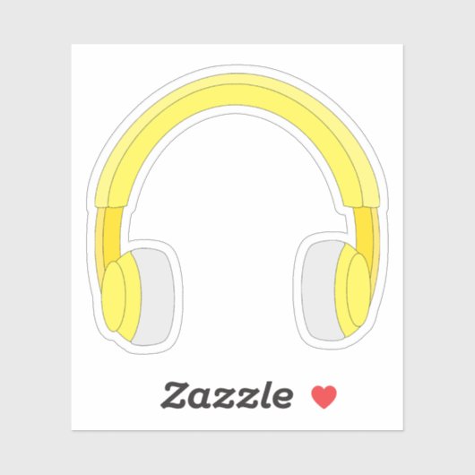 Sticker Casques audio (Feuille)