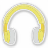Sticker Casques audio (Devant)