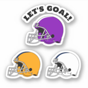 Sticker Casques de Football Sports