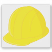 Sticker Casquette de construction (Devant)