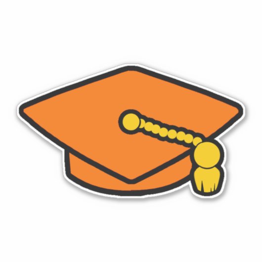 Sticker Casquette de grade (Devant)