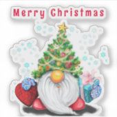 Sticker Casquette de l'arbre de Noël avec Stick Ca (Devant)