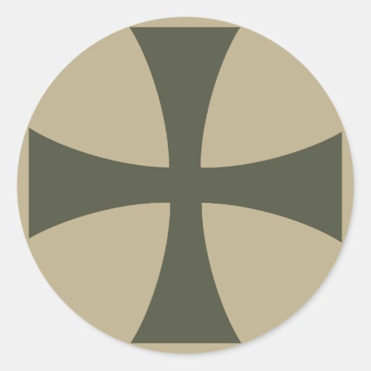 Sticker Casquette de portée, Croix Température des (Devant)