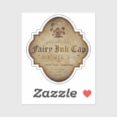 Sticker Casquette d'encre fée Apothecary DC (Feuille)