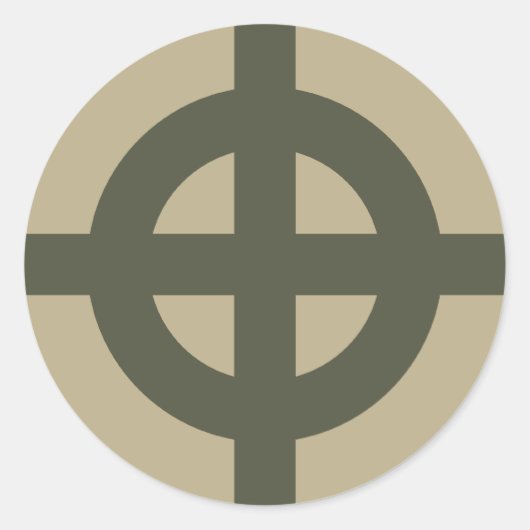 Sticker Casquette d'étendue, Croix celtique, Style (Devant)