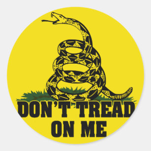 Sticker Casquette d'étendue, Gadsden, Style 2