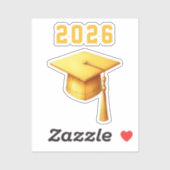 Sticker Casquette d'or 2025 (Feuille)