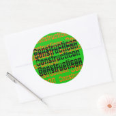 Sticker Casquette dur Constructicon (Enveloppe)