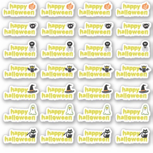 Sticker Casquette Halloween Vampire Bat Spider Web Skull W (Devant)