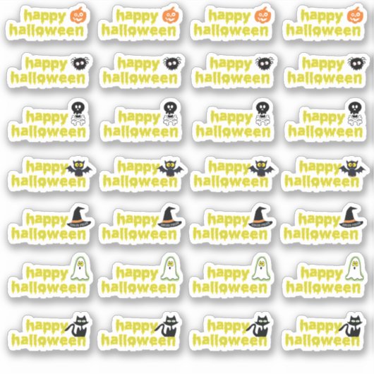 Sticker Casquette Halloween Vampire Bat Spider Web Skull W (Devant)