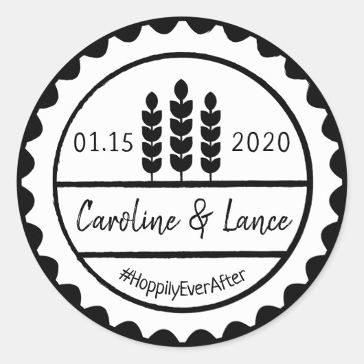 Sticker Casquette pour bouteille de bière avant de (Devant)