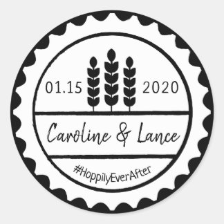 Sticker Casquette pour bouteille de bière avant de